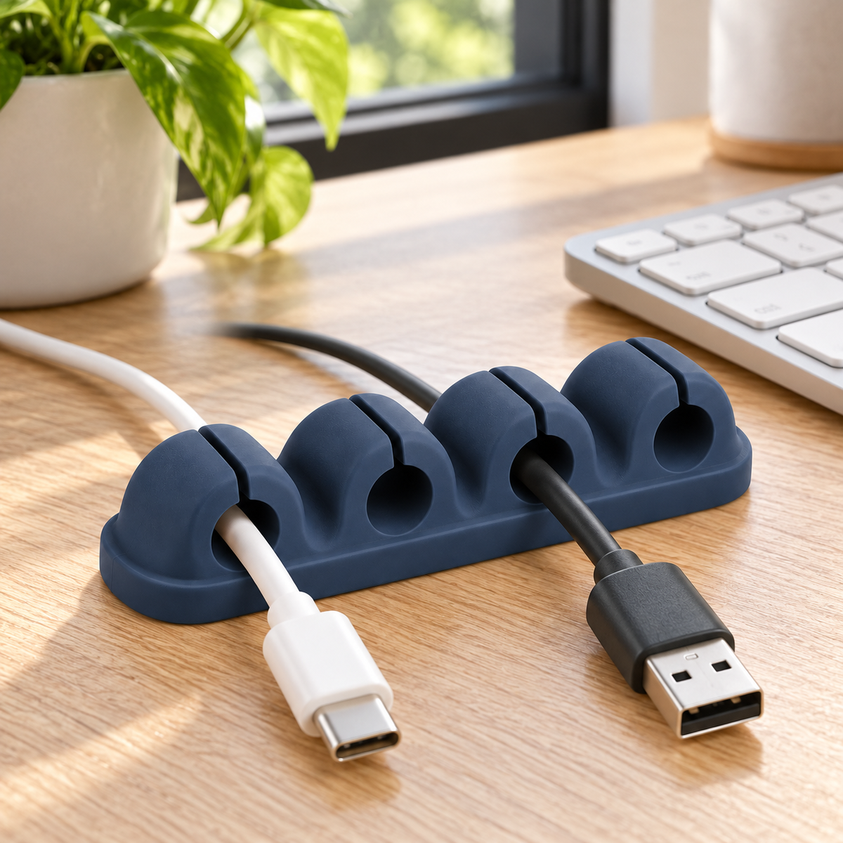Bridge Four-Channel Cable Clip