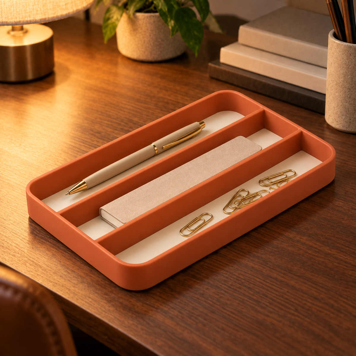 Three Lane Desk Tray