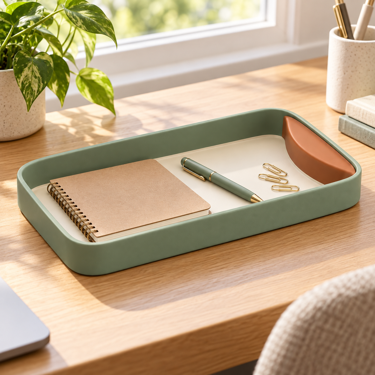 Crescent Edge Desk Tray