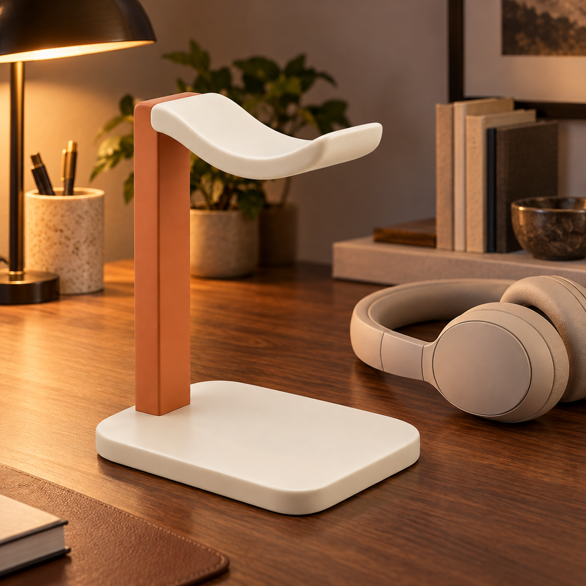 Offset Stem Headphone Stand