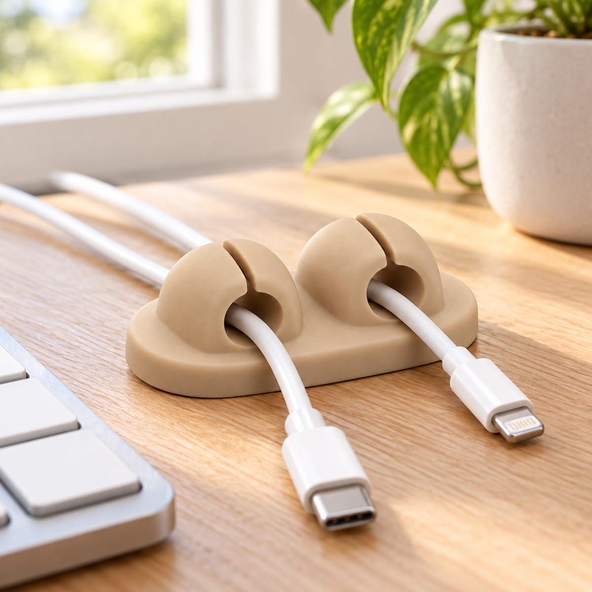 Pebble Duo Cable Clip