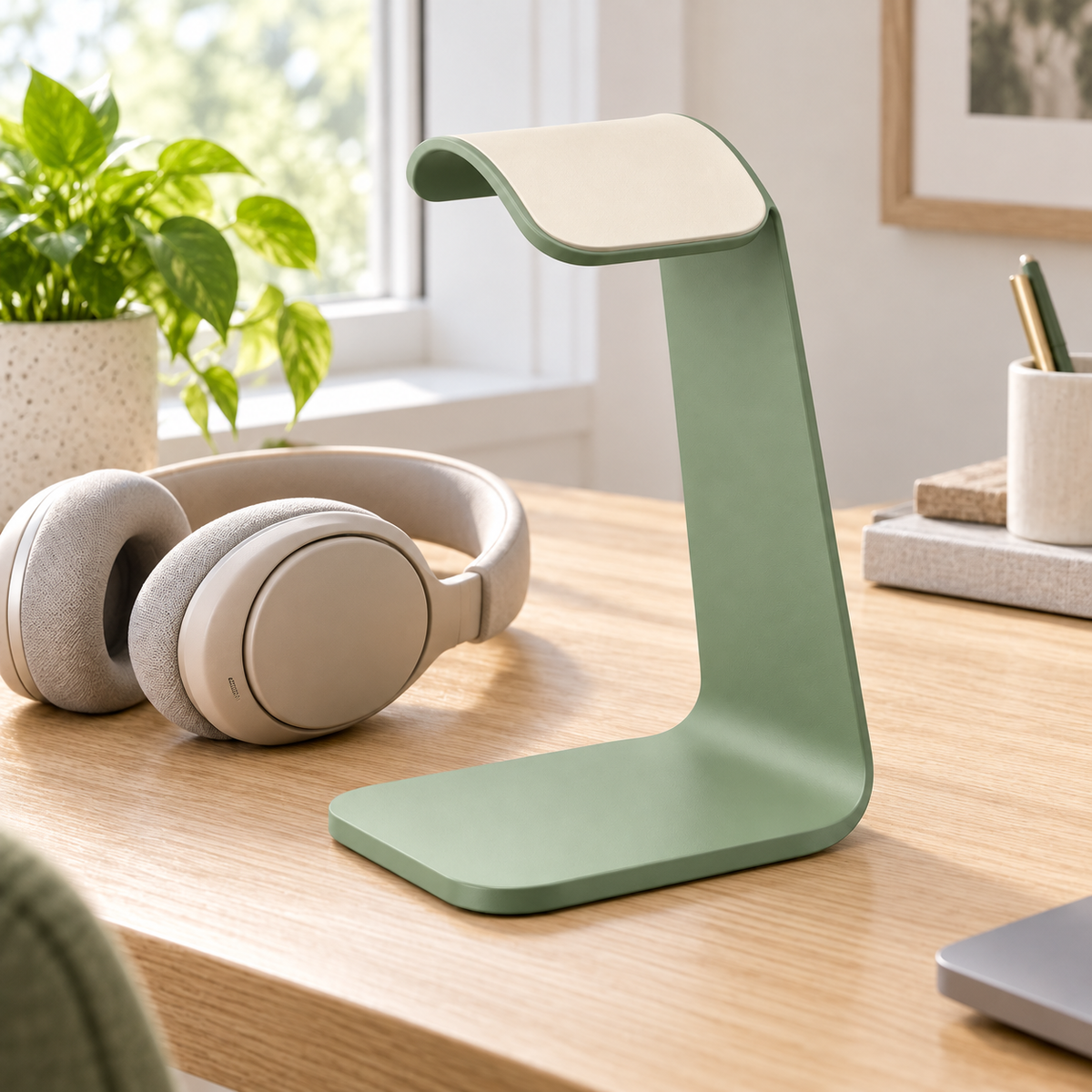Ribbon Fold Headphone Stand